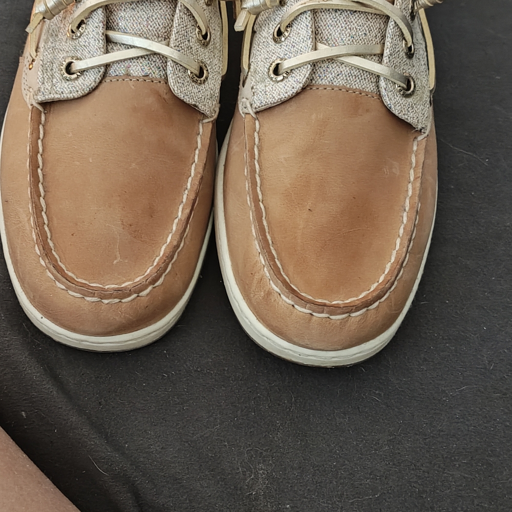 Sperry Women's Tan Leather Flats